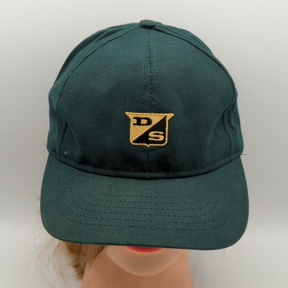 Vintage DS Dairyland Seed Hat Cap Green Swingster Made in USA Adjustable